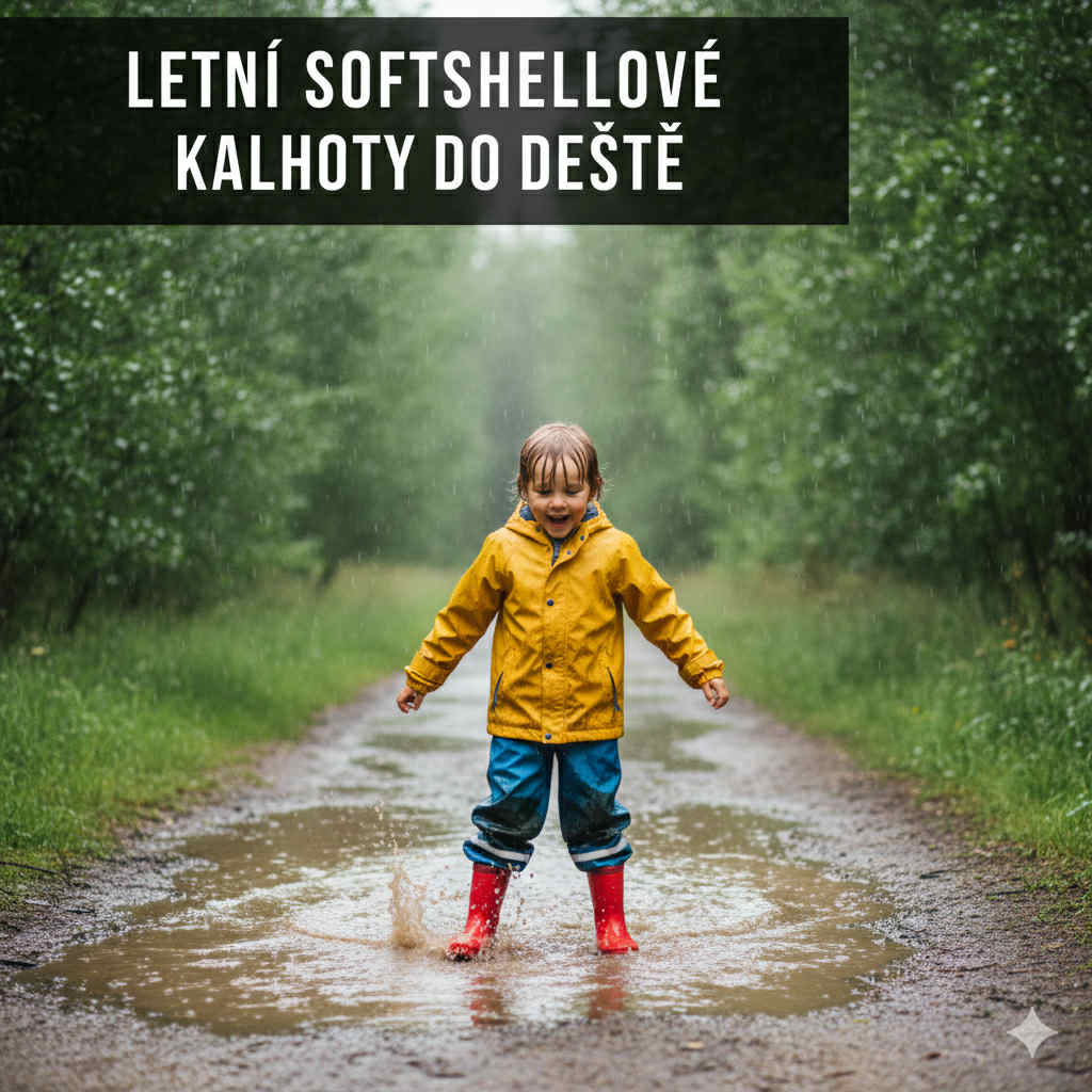 Letní softshellové kalhoty pro děti – pohodlí i volnost pohybu