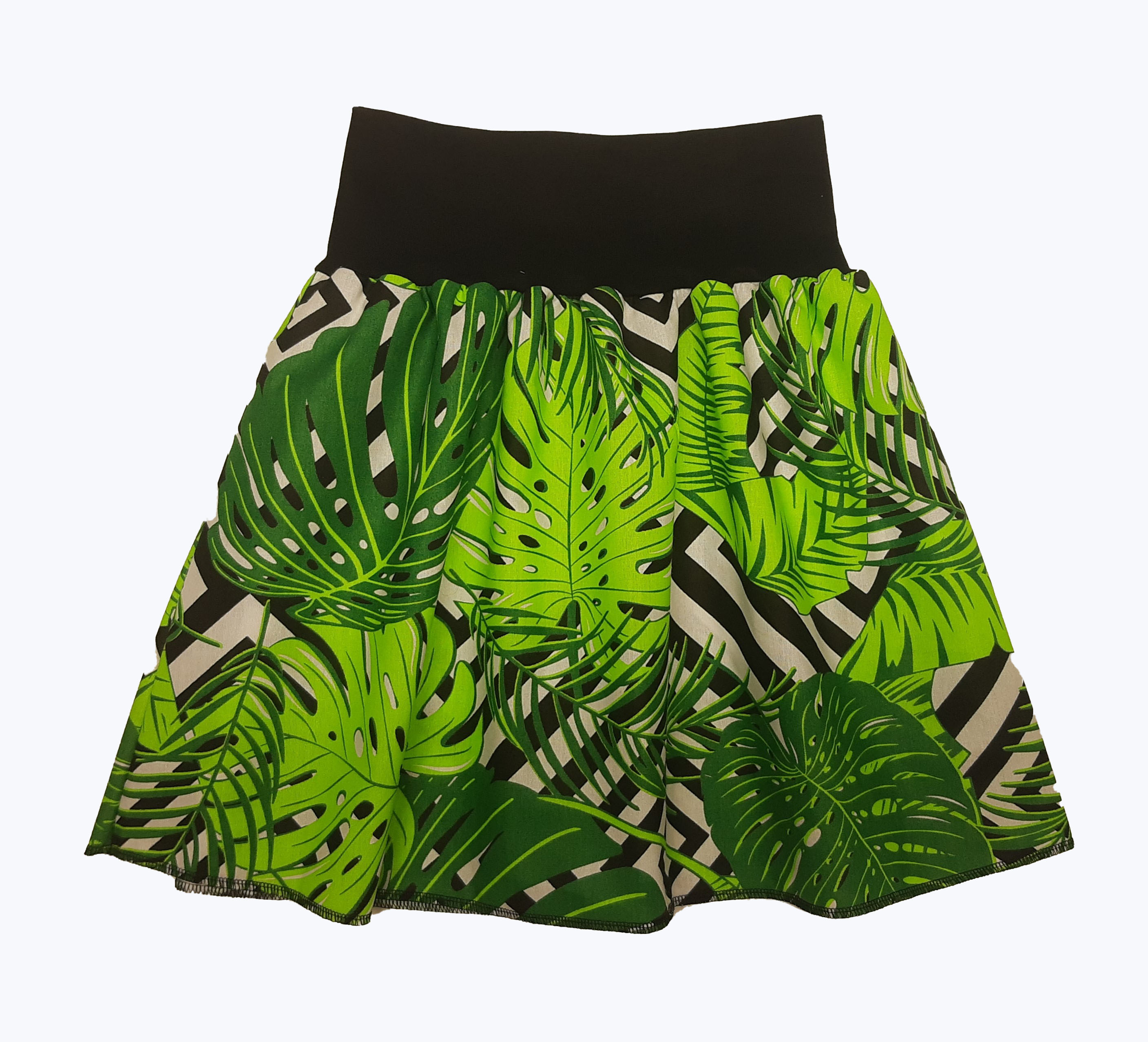 Letní sukně, vel.122/128, barva č.216 lem černý