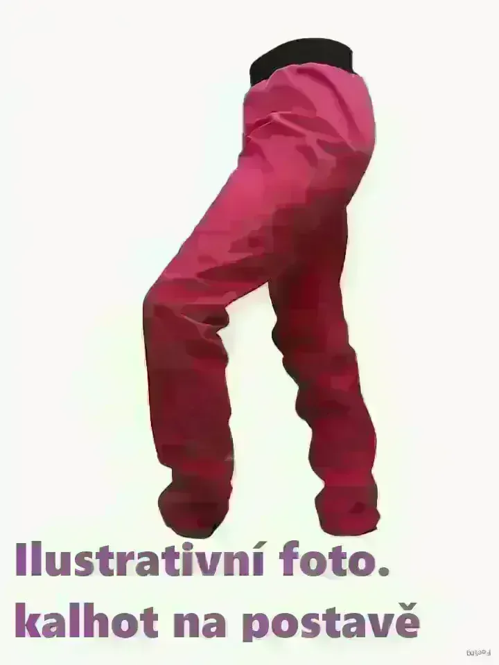 Softshellové kalhoty letní, vel. 116, černé s sv.zelenou