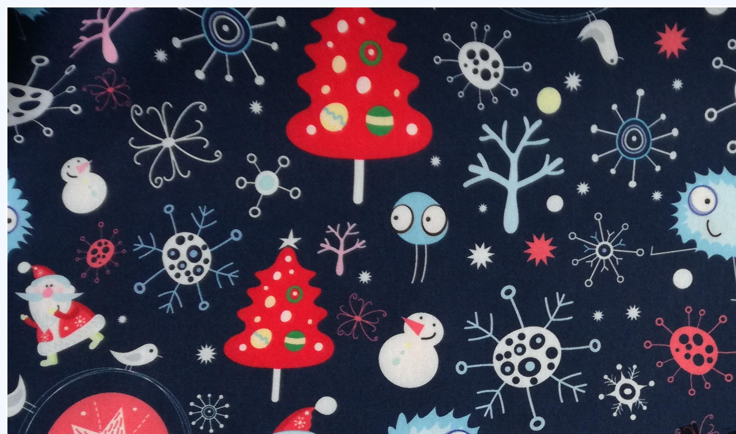 Softehellové kalhoty s fleece , vel. 104,Vánoce na tm.modré