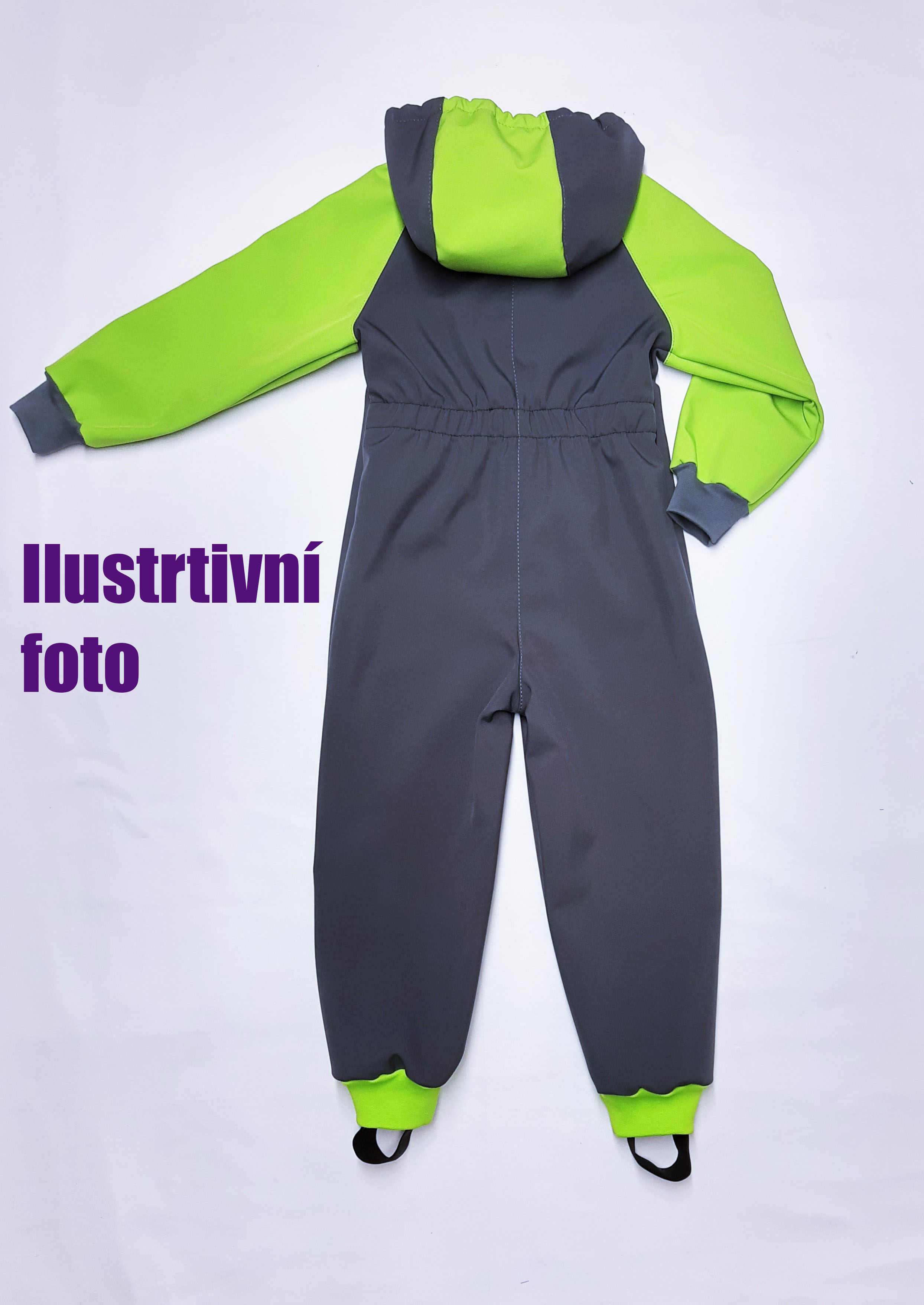 Feeling, softshellová kombinéza s fllece vrstvou, červeno šedá 