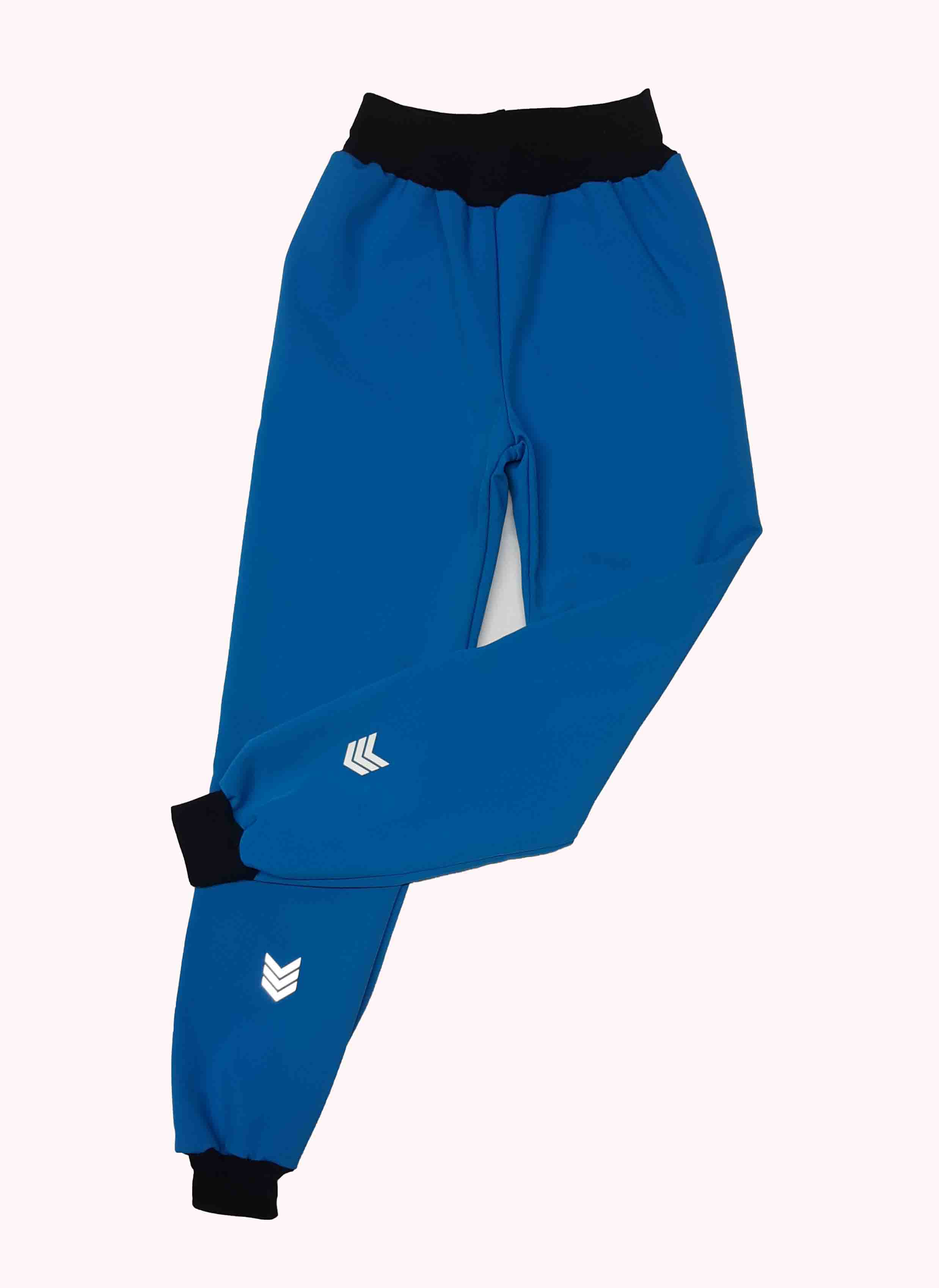 Feeling, softshellové kalhoty letní, tyrkys s černou 