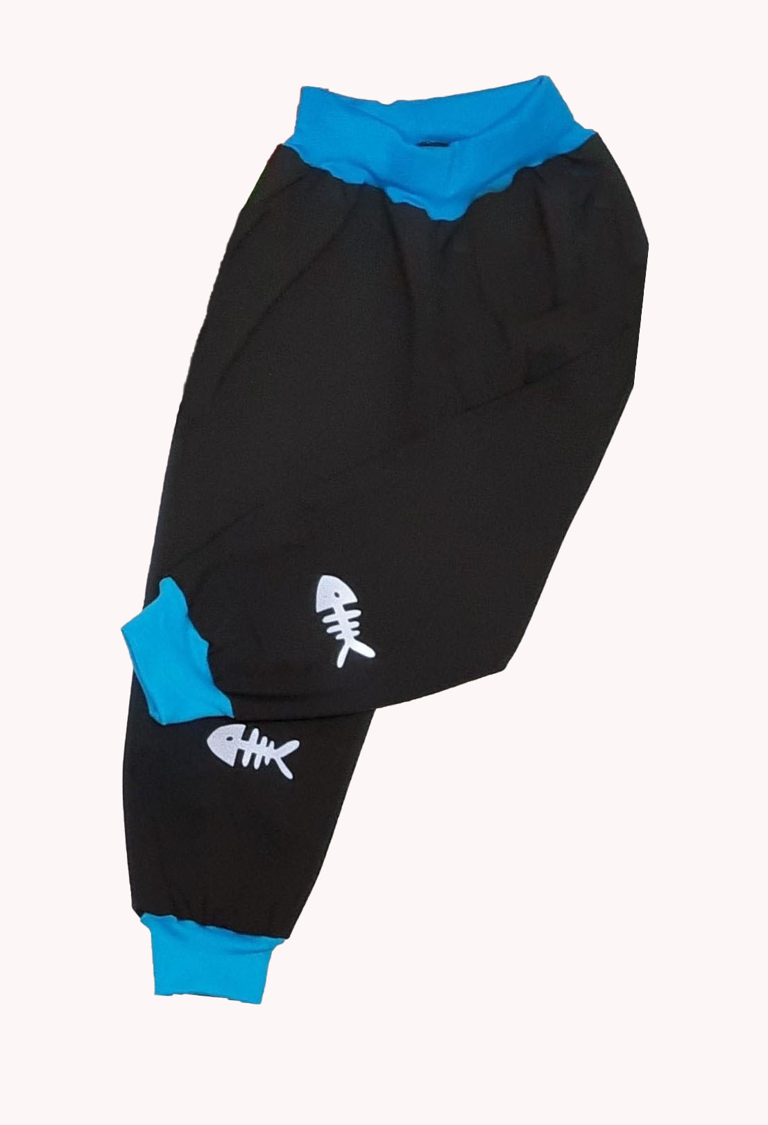 Feeling, softshellové kalhoty letní, černé s tyrkys