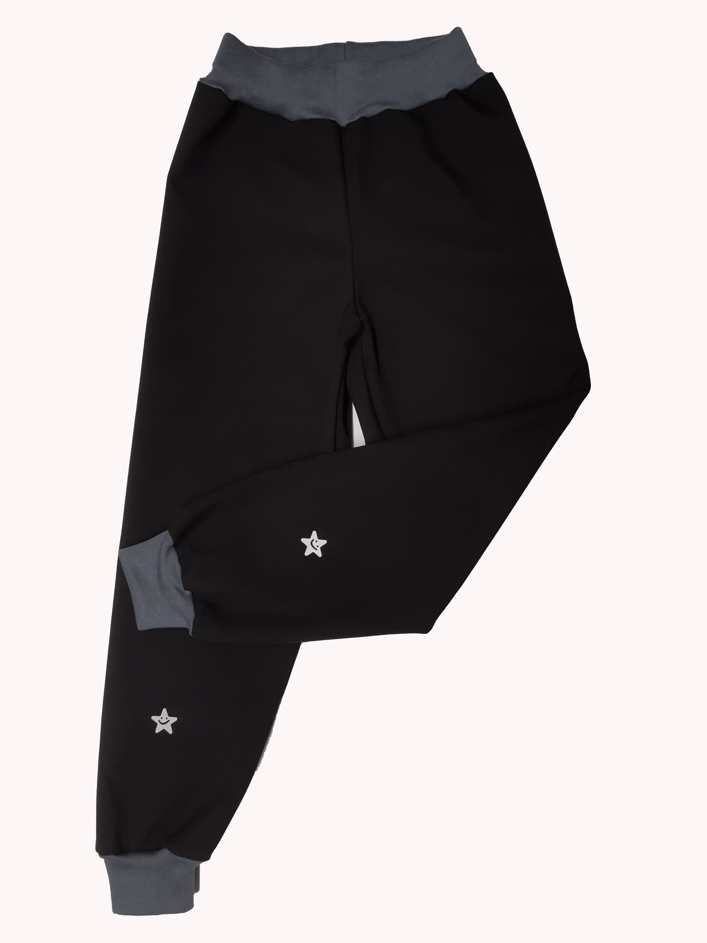 Feeling, softshellové kalhoty letní, černé s šedou