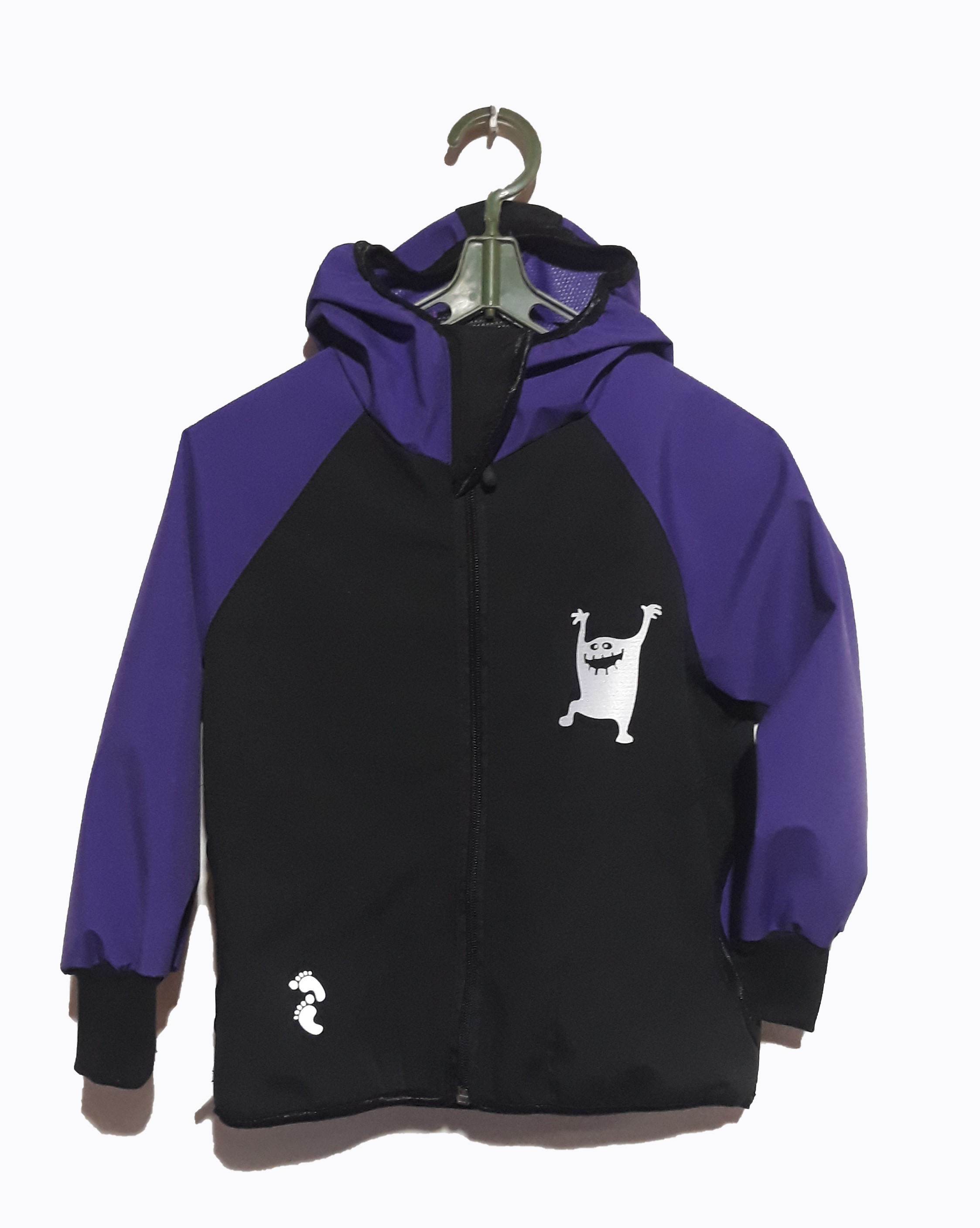 Feeling, softshellové bunda letní, černo fialová