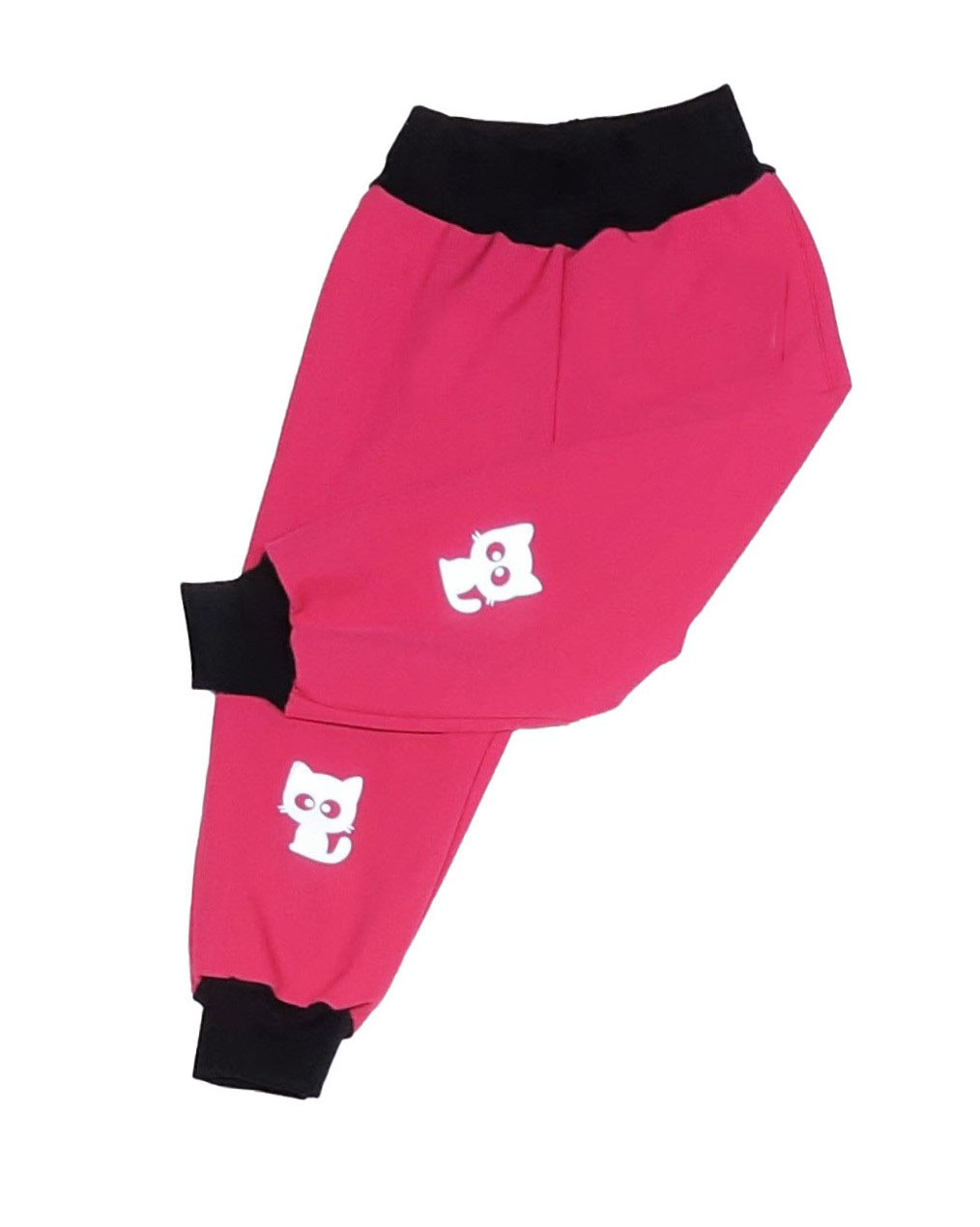 Feeling, softshellové kalhoty s fleecem, růžové s černou 