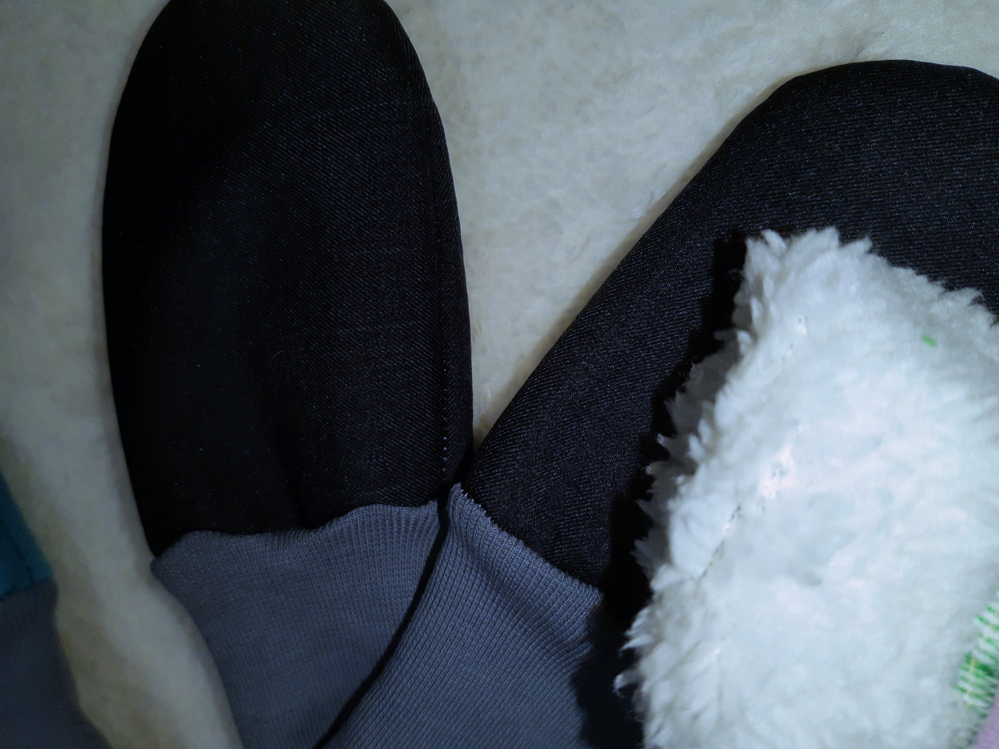 Rukavice pro nejmenší bez palcové s beránkem