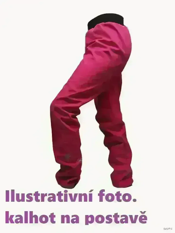 Softshellové kalhoty letní , vel. 92, černé s sv.zelenou