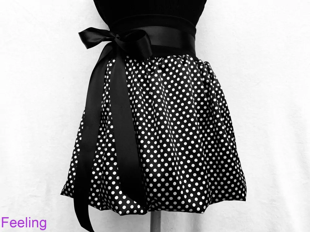 Luxusní dámská balonová sukně s mašlí