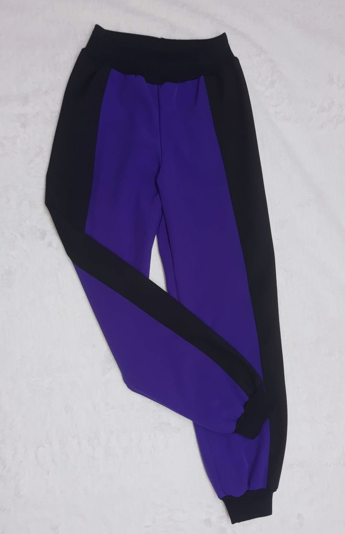 Softshellové kalhoty s fleece,  vel.122,černé s fialovou