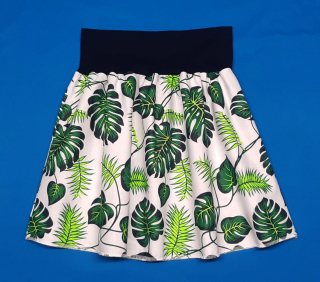 Letní sukně, vel 110/116 barva č.215  lem ČERNÝ