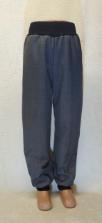 Softshellové kalhoty jarní/podzimní, vel.98, šedé s černou