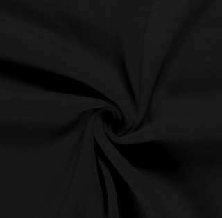 Teplákovina (výplněk ) Bavlna/ elastan 240g černáá