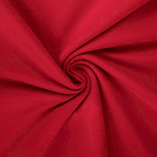 Teplákovina (výplněk ) Bavlna/ elastan 240g červená