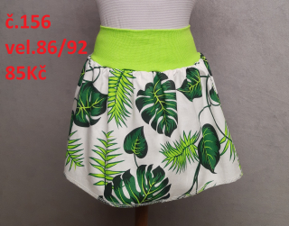 Feeling letní  sukně Vel. 86/92 č.156