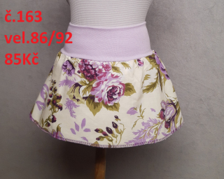 Feeling  sukně letní  Vel. 86/92 č.163