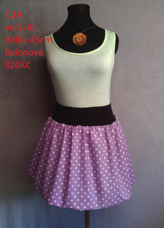 Balónová sukně vel. L-XL č. 1